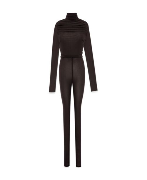 Catsuit in jersey voile