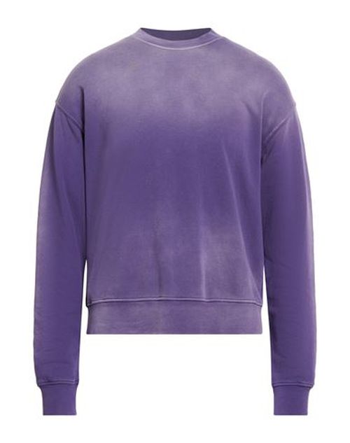 Man Sweatshirt Purple Size L Cotton