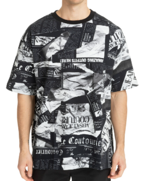 Black And White Printed T-shirt