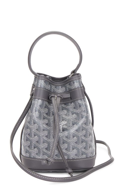 Goyard Goyard Petit Flot Mini Bucket Bag in Grey - Grey. a