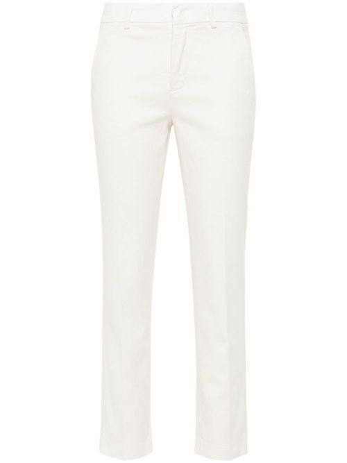 Pressed crease trousers - White