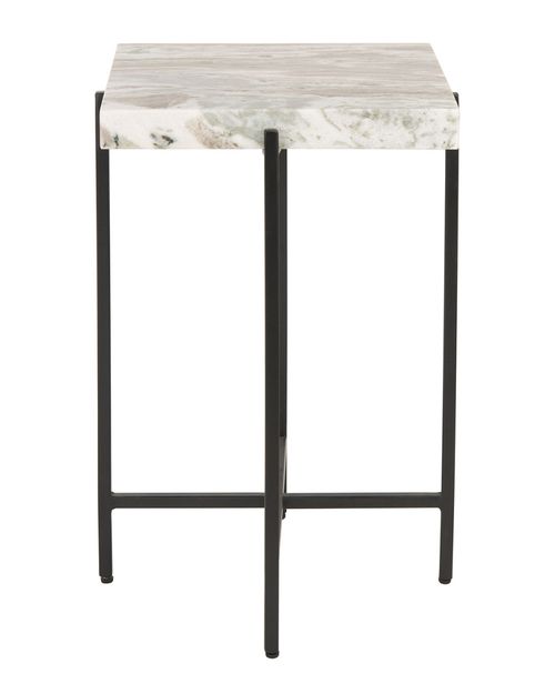 Tenzin Stone Top Accent Table