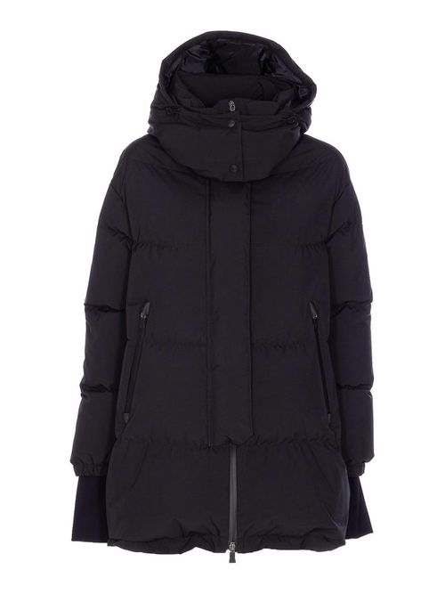 Black Copped Down Jacket