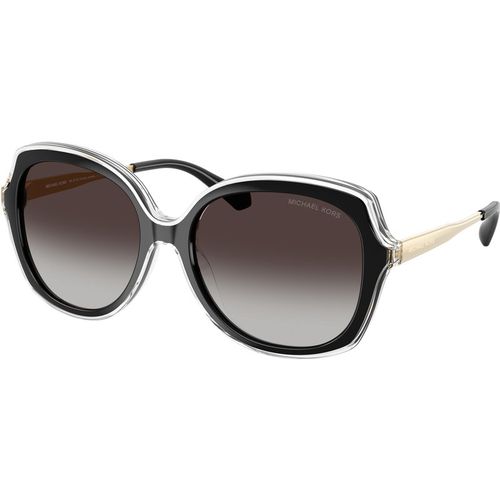 Michael Kors Vrouw Michael Kors MK2273U CANARY ISLANDS 30058G Zonnebrillen Geïnjecteerd Zwart Grijs Kwadraat Normaal Genuanceerd