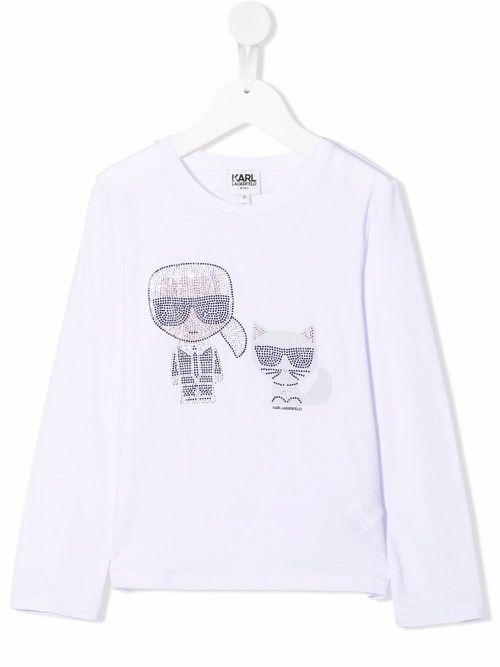 K/Ikonic studded T-shirt - White