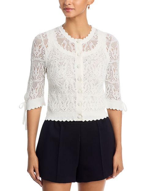 Mia Butterfly Pointelle Cardigan
