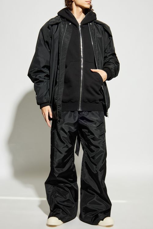 ‘Convertible Jumbo’ Bomber Jacket, Men's, Black