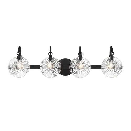 Addison 4-Light Bathroom Vanity Light in Matte Black