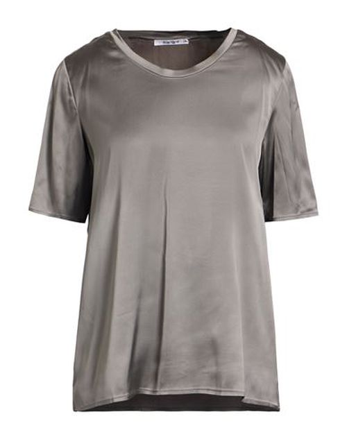 Woman Top Taupe Size 6 Viscose, Elastane