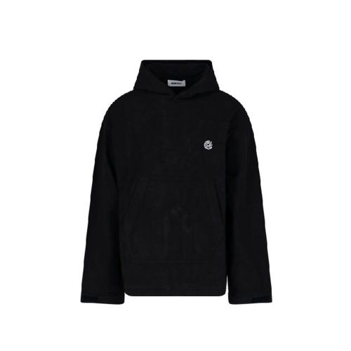 Cotton Hoodie — Black