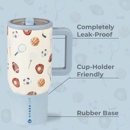 NEW Hydro Jug Traveler / Tumbler Straw Lid Stainless Steel Vacuum Insulated Car Mug Double Wall Thermal Iced Trave