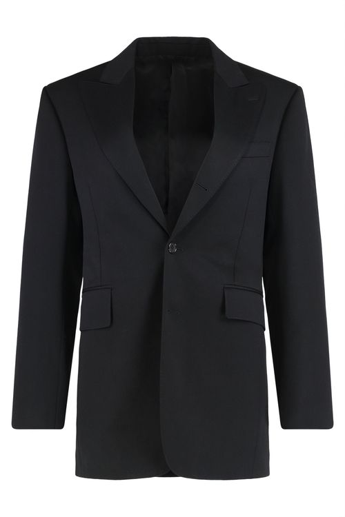 COLONNE JACKET in DIAGONAL WOOL