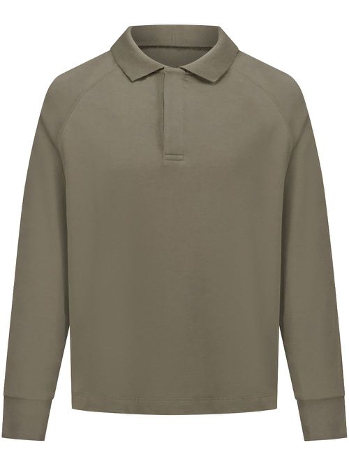 Logo-embossed polo shirt - Green