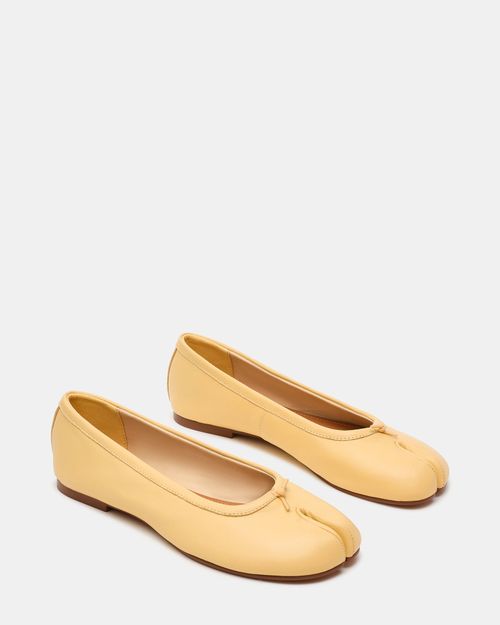 Steve Madden Women's Calico Ballet Flats - Butter - - Leather