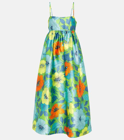 Alemais | Sierra midi dress - White | Realry