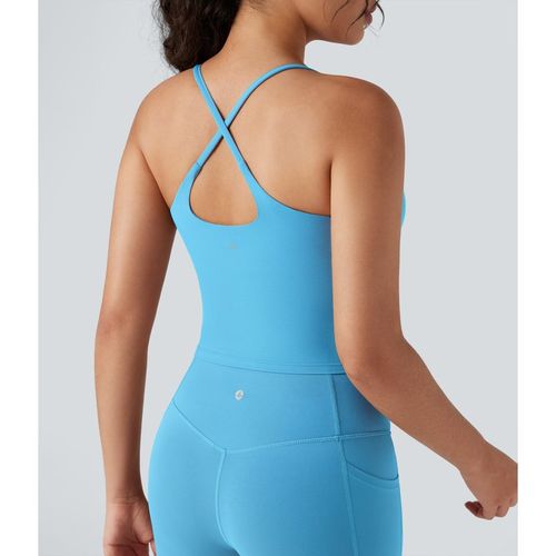 Halara Halara UltraSculpt™ U Neck Yoga Tank Top - Swim Cap