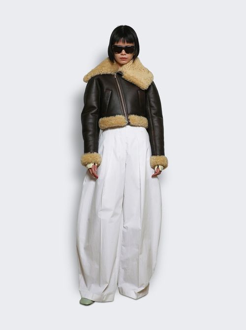 The Aviator Jacket Dark Brown