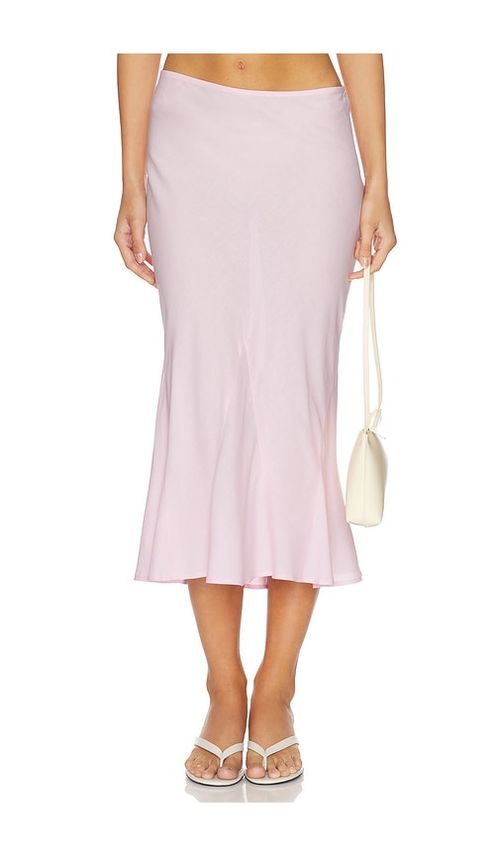 Lovers and Friends Opal Midi Skirt in Pink. - L also in M, S, XL