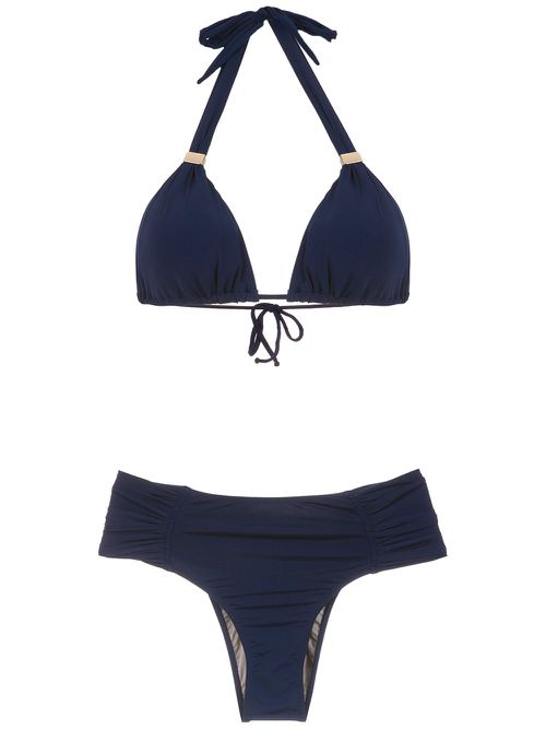 Embellished bikini set - Blue