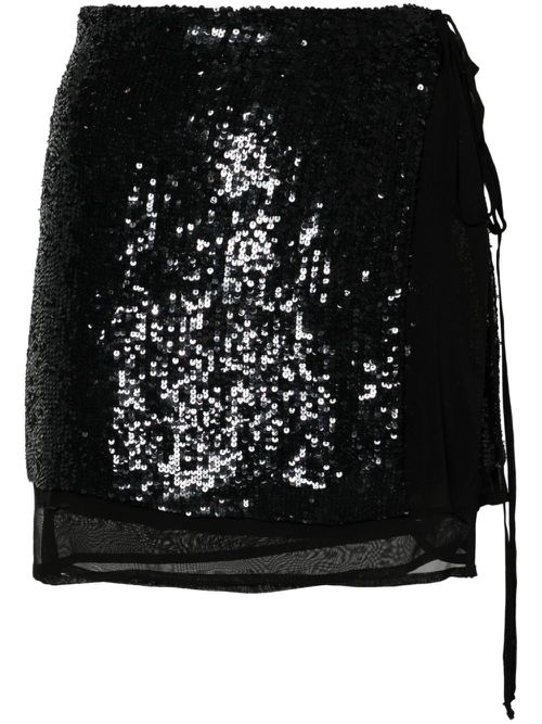 Gabriel sequinned miniskirt - Black