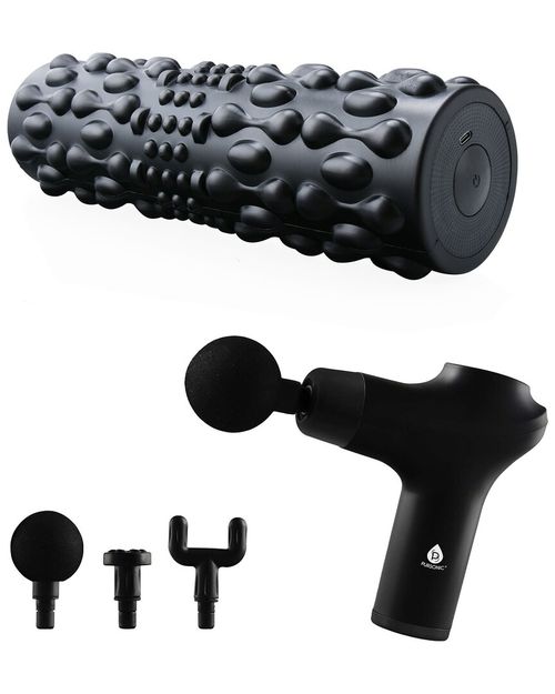 3-Speed Massage Gun & Vibrating Foam Roller