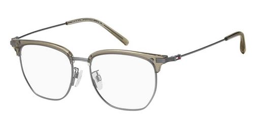 Tommy Hilfiger TH 2234/F Asian Fit 10A Men's Eyeglasses Gunmetal Size 54 - Blue Light Block Available