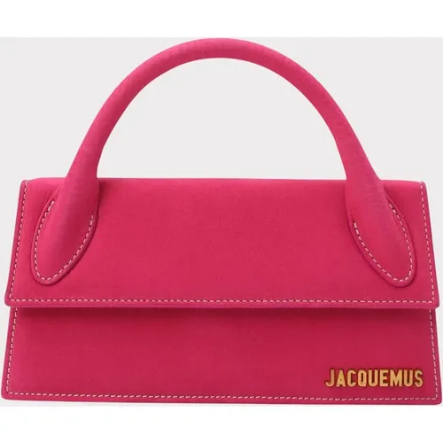 Jacquemus Women's Le Chiquito Long Fuchsia Pink Bag - Red - : ONE
