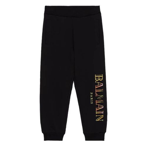 Kids Vertical Logo Embroidered Joggers