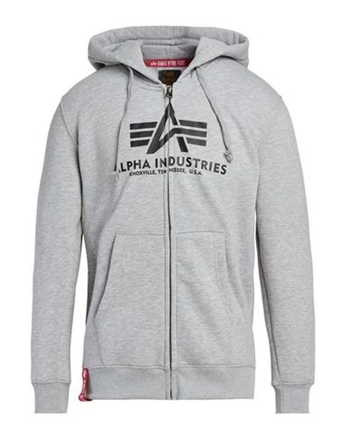 Man Sweatshirt Grey Size L Cotton, Polyester