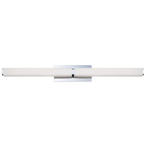 Chrome LED Bathroom Vanity Light from the Vogue Collection