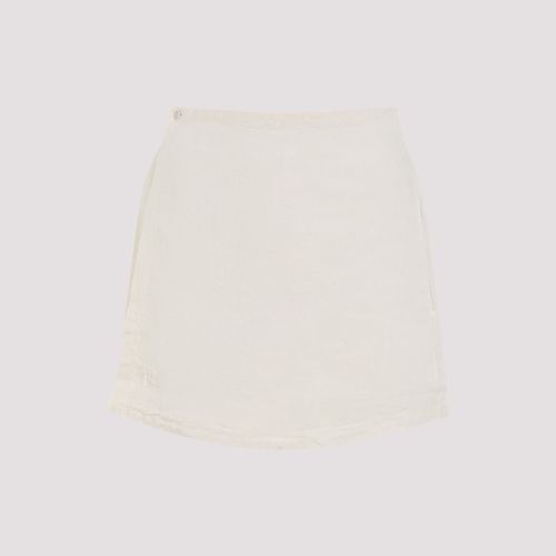 Womens Summer Linen Wrap Shorts