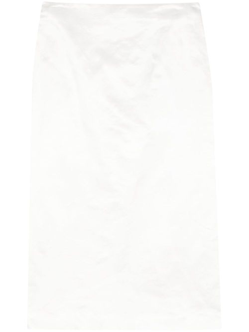 Dart-detail skirt - White