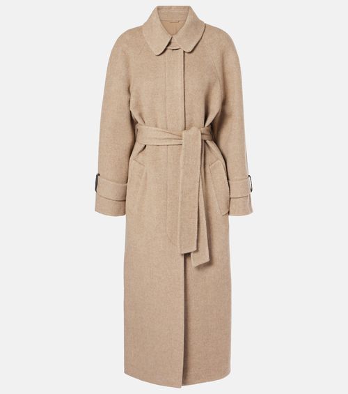 Wool and cashmere overcoat