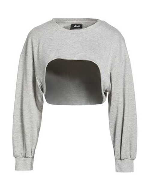 Woman Sweatshirt Grey Size M Viscose, Cotton, Polyester, Polyamide