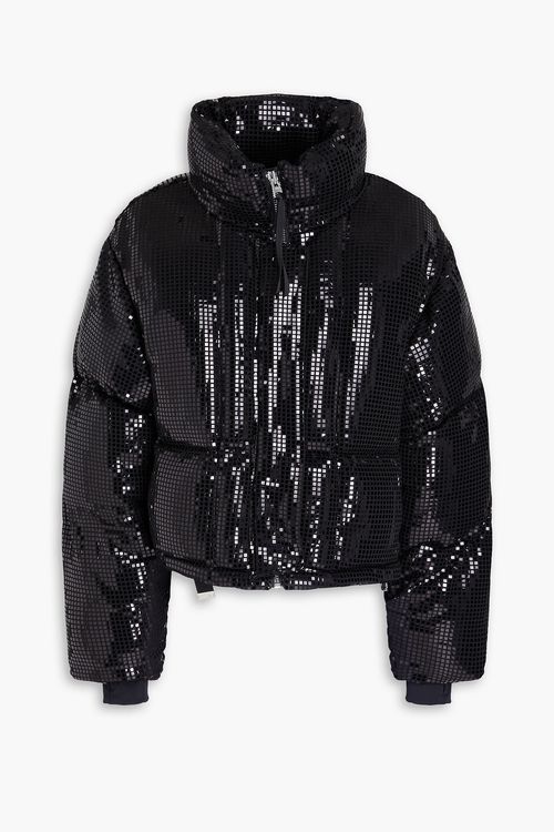 Disco quilted vinyl jacket