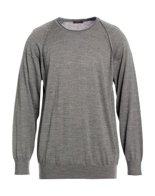 Man Sweater Grey Size XXL Acrylic, Wool
