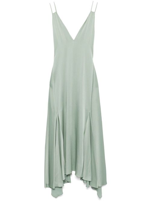Open-back midi dress - Green