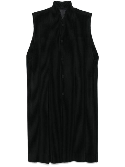 Tucked vest - Black