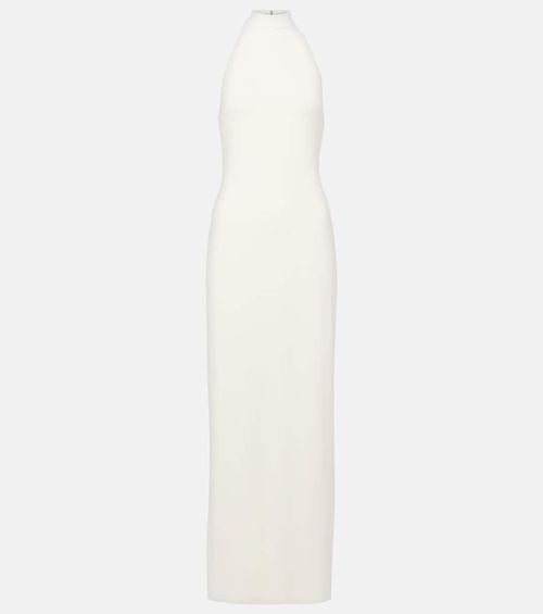 Carrie halterneck jersey maxi dress