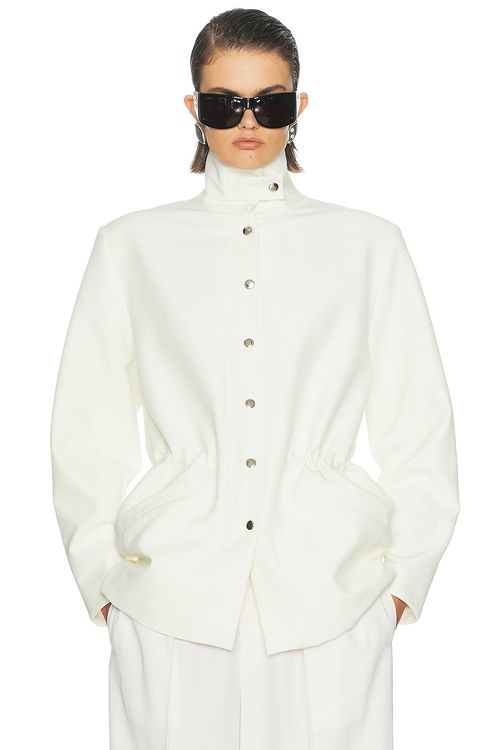 The Sei Field Jacket in Cream - Cream. 2 also