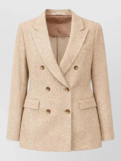 Tagliatore - double breasted paris jacket structured shoulder