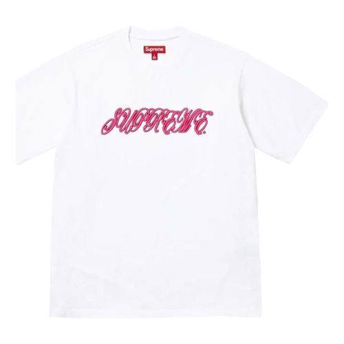 SS26 Raised Script S/S T-Shirt 'White'