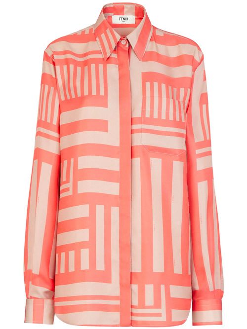 FENDI Labyrinth shirt - Pink