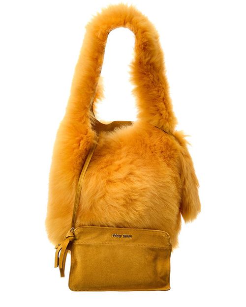Shearling Shoulder Bag
