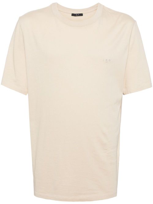 Logo-print cotton T-shirt - Neutrals
