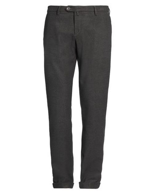 Man Pants Charcoal Size 40 Polyester, Wool, Viscose, Elastane