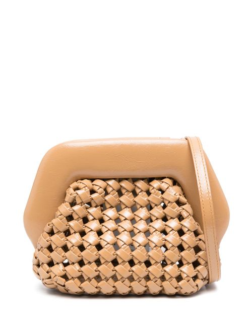 Tasche perforated-design crossbody bag - Neutrals
