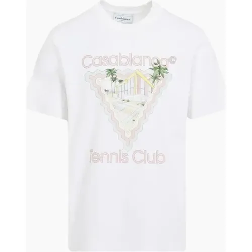 Men's Casablanca Maison De Reve T-Shirt White