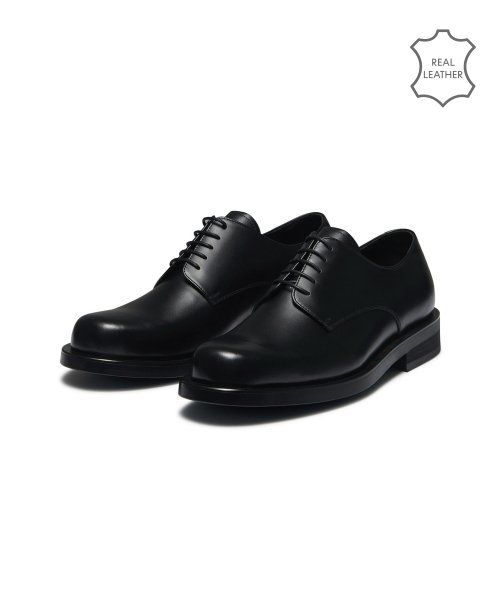 Round Derby Shoes_Black