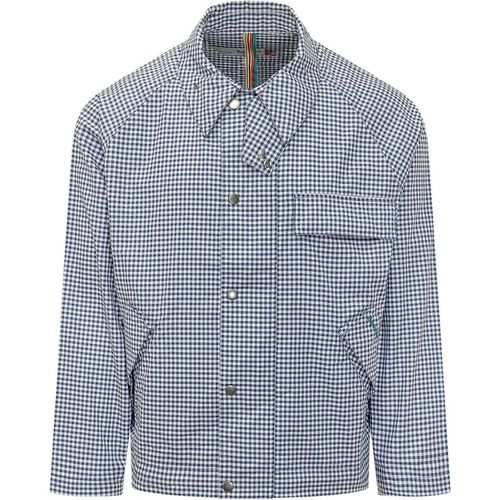 X Paul Smith gingham-pattern shirt jacket